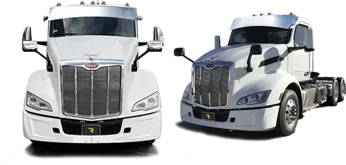 Aero Visor, Blank, Fits Peterbilt 567 and 579 Flat Top Sleeper Trucks with Factory Visor or Daycabs with Factory Visor