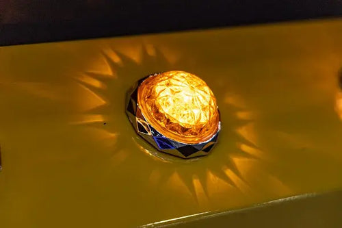 Mid Size Hero Watermelon Lo-Pro Jewel Light with Amber Lens and Amber LEDs