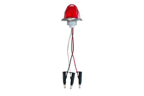 Mid Size Hero Watermelon Jewel Light with Red Lens and Red LEDs