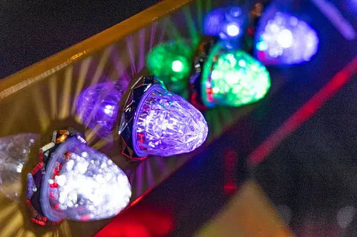 Mid Size Hero Watermelon Jewel Light with Clear Lens and Purple LEDs