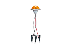 Mid Size Hero Watermelon Lo-Pro Jewel Light with Amber Lens and Amber LEDs