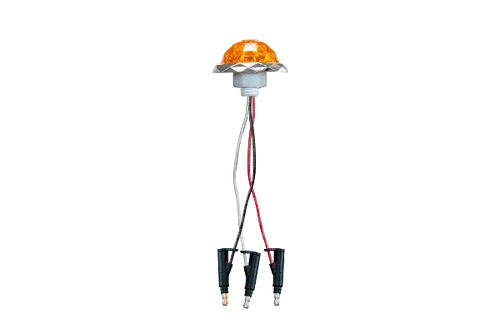 Mid Size Hero Watermelon Lo-Pro Jewel Light with Amber Lens and Amber LEDs