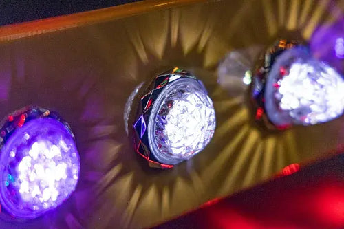 Mid Size Hero Watermelon Lo-Pro Jewel Light with Clear Lens and White LEDs