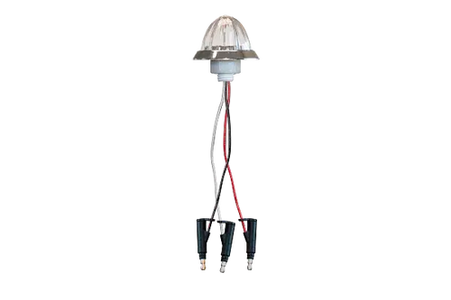 Mid Size Hero Watermelon Light with Clear Lens and White LEDs