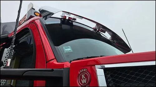 Aero Visor, Blank, Fits Kenworth T680, T880, and W990 Flat Top Sleeper Trucks with Factory Visor