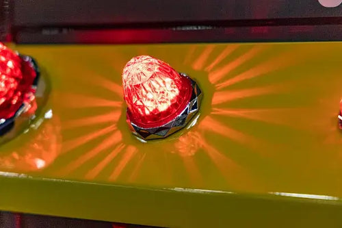 Mid Size Hero Watermelon Jewel Light with Red Lens and Red LEDs