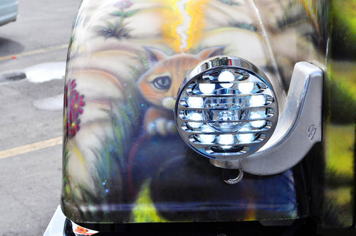 7 Headlight Front Cover (Chrome)