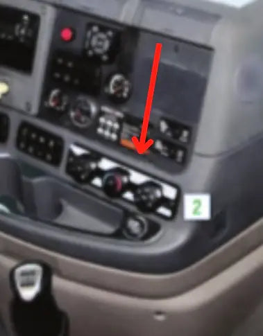 Cimate Controls Trim (2 PC KIT) 2008+ fits Freightliner Cascadia