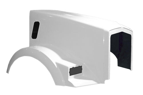 New hood Fits Kenworth T800 B 61" Centerline Areocab Metton Replacement Plastic Hood 2008 And Newer