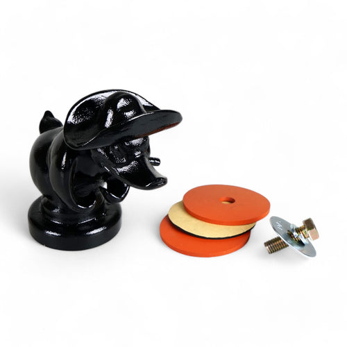 Pirate Duck Black Ornament