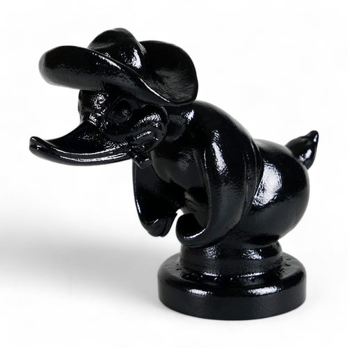 Pirate Duck Black Ornament