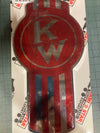 Kenworth Emblem Old Style Red Metallic