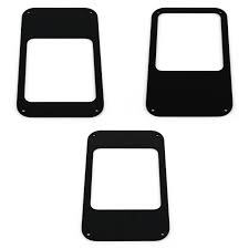 Universal Billet Shifter Floor Plate Black Fits Peterbilt & kenworth