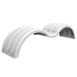 Minimizer 22.5” or 24.5” Poly Fender Tandem Axle 54" White- Each