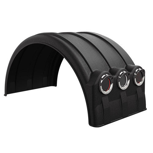 Minimizer Black w/ Lightbox The Texas Double Single Fender Axle Plastic 22.5" / 24.5" (EACH )