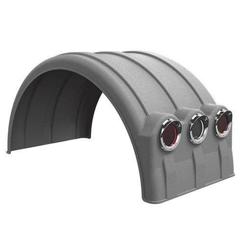 Minimizer Galvanized w/ Lightbox The Texas Double Single Fender Axle Plastic 22.5" / 24.5" (EACH )