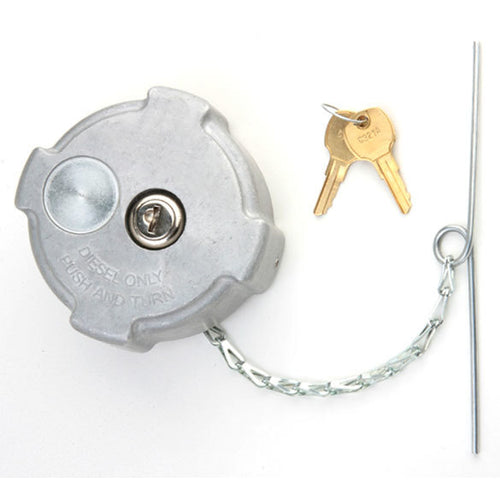 Fuel Cap fits Freightliner FLD, Columbia, Century 1/4 Turn, Female, vented and lock W/ Keys