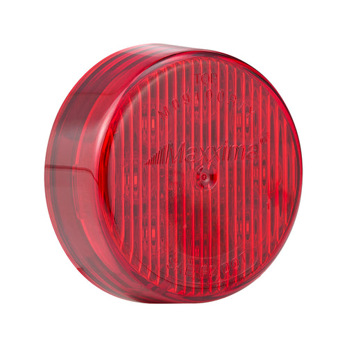 2" Round P2/P3 Clearance Marker Red - 12/24VDC Dual Voltage