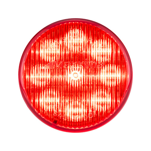 2" Round P2/P3 Clearance Marker Red - 12/24VDC Dual Voltage