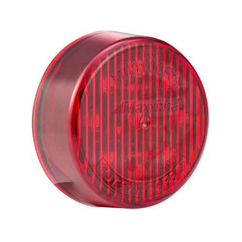 2" Red Round Clearance Marker Light Maxxima 