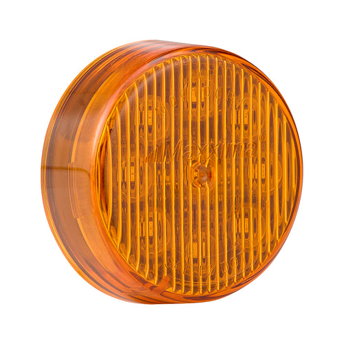 2" Round P2/P3 Clearance Marker Amber - 12/24VDC Dual Voltage