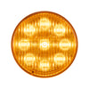 2" Round P2/P3 Clearance Marker Amber - 12/24VDC Dual Voltage