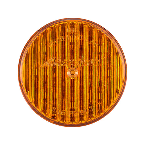 2" Round P2/P3 Clearance Marker Amber - 12/24VDC Dual Voltage