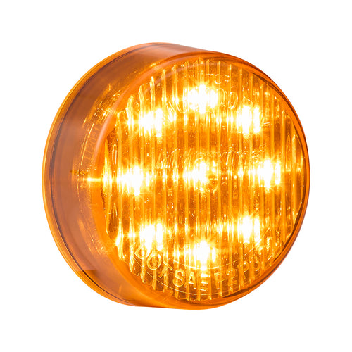 2" Round Amber Clearance Marker Light