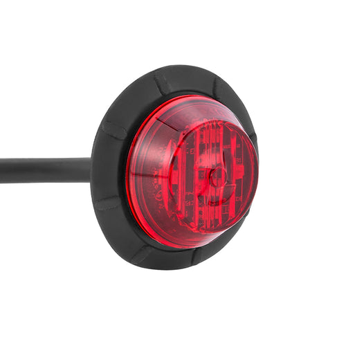 1.25" Round P2/P3/PC2 Clearance Marker Red, 3/4" Mounting