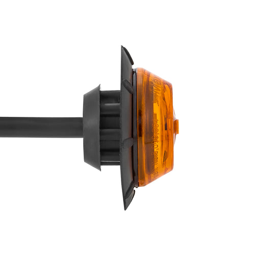 1.25" Round P2/P3/PC2 Clearance Marker Amber, 3/4" Mounting