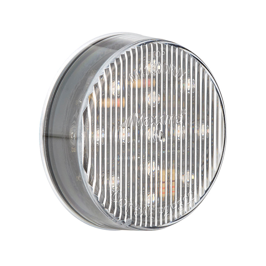 Side Marker Lights Universal Maxxima 2-1/2 Inch Round Clearance/Side Marker Light – 13 LED Red With Clear Lens 2.5 Led Marker Lights - Foto 6