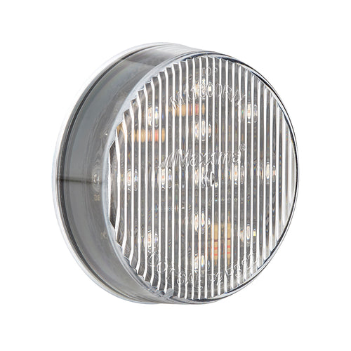 2.5" Round P2/P3 Clearance Marker Red Clear Lens