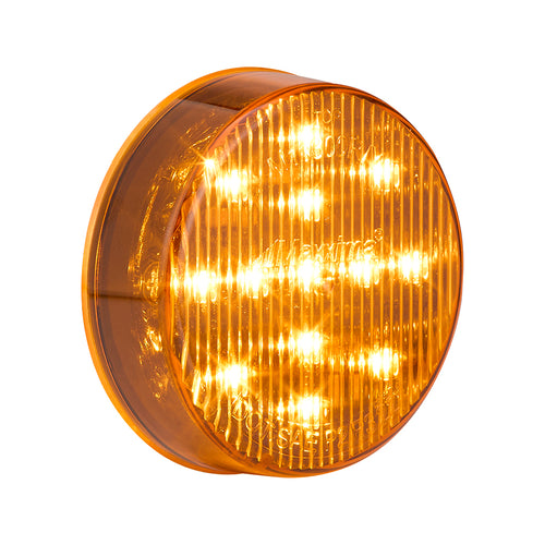 2.5" Round P2/P3 Clearance Marker Amber