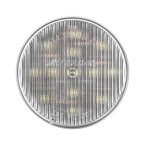 2.5" Round P2/P3 Clearance Marker Amber Clear Lens