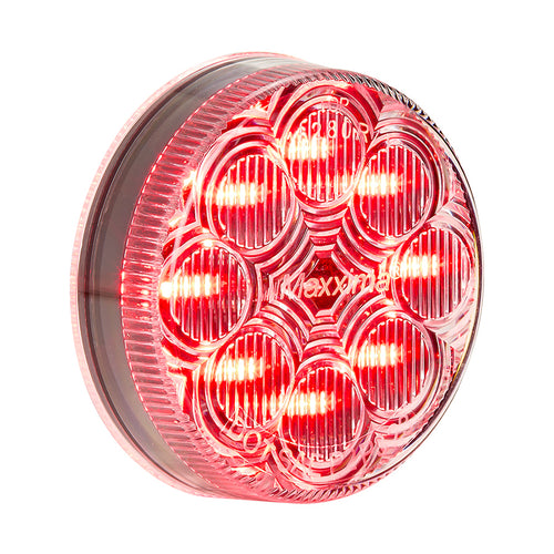 2 1/2" Round Red Clear Lens Vantage Series