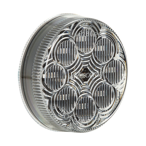 2 1/2" Round Red Clear Lens Vantage Series