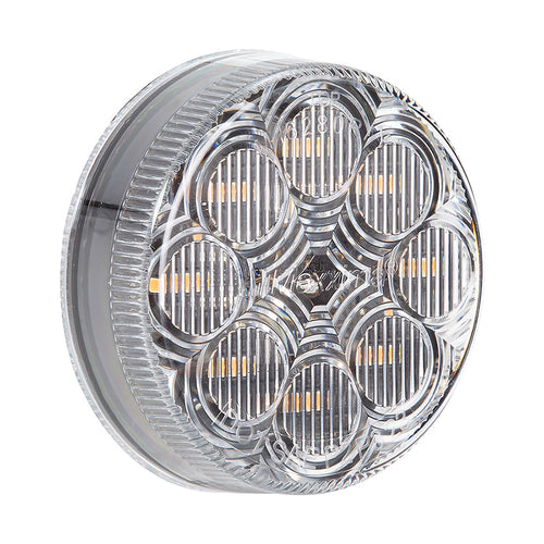 2 1/2" Round Amber Clear Lens Vantage Series Maxxima