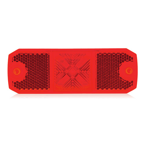 1 5/8" X 4.5" Clearance Marker Red Reflector
