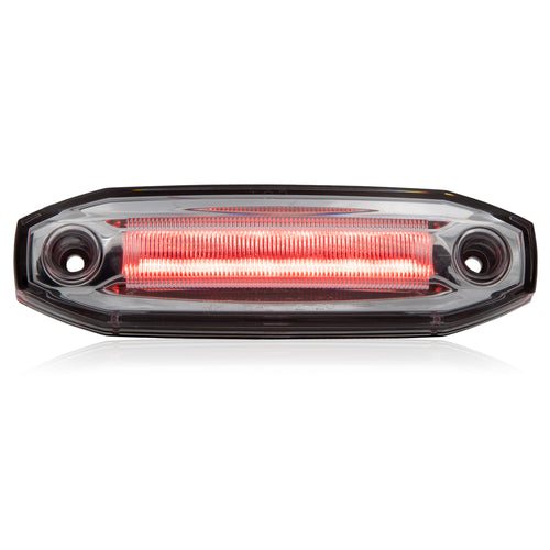 Clearance Marker Red Clear Lens and Ground Light