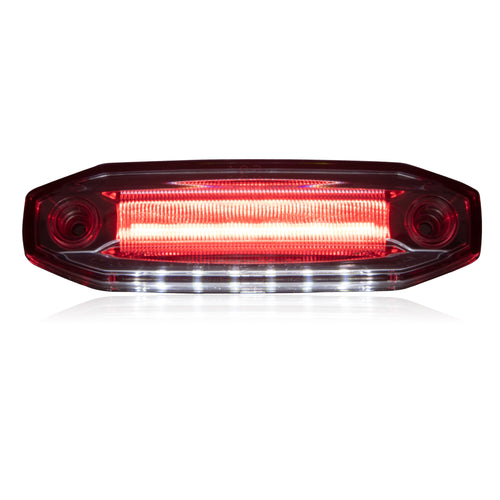 Clearance Marker Red Clear Lens and Ground Light