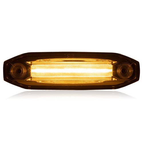 Clearance Marker Amber Clear Lens and Ground Light