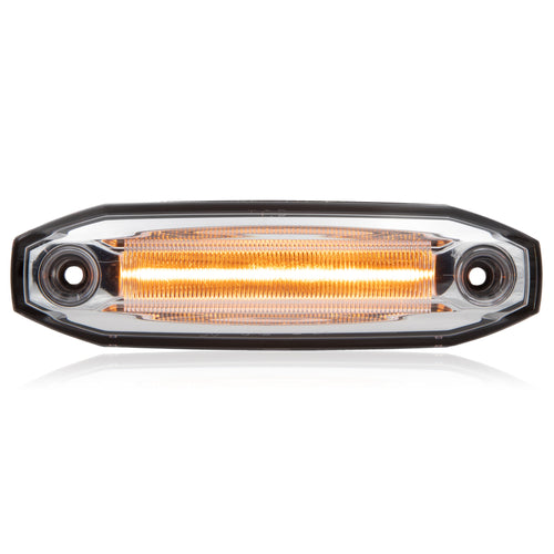 Clearance Marker Amber Clear Lens and Ground Light