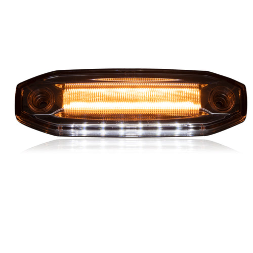 Clearance Marker Amber Clear Lens and Ground Light