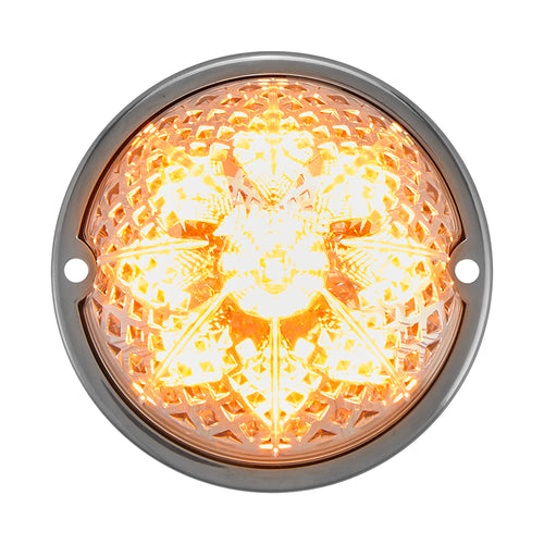 Maxxima Watermelon Clearance Marker, Amber Clear Lens