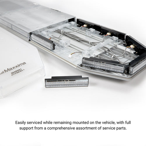 60" LED Tow Bar Strob, Amber with Work Lights, Stop/Tail/Turn, and Traffic Director