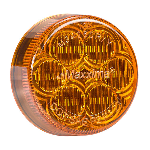 2" Round Amber Clearance Marker