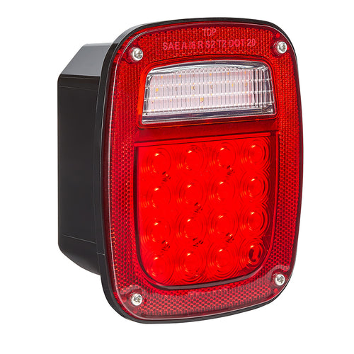 Three-Stud LED Box Style Multi-Function Light Stop Tail Turn / Back Up