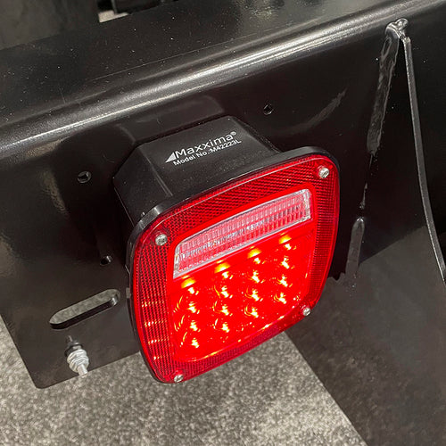 Three-Stud LED Box Style Multi-Function Light Stop Tail Turn / Back Up with LED License Light