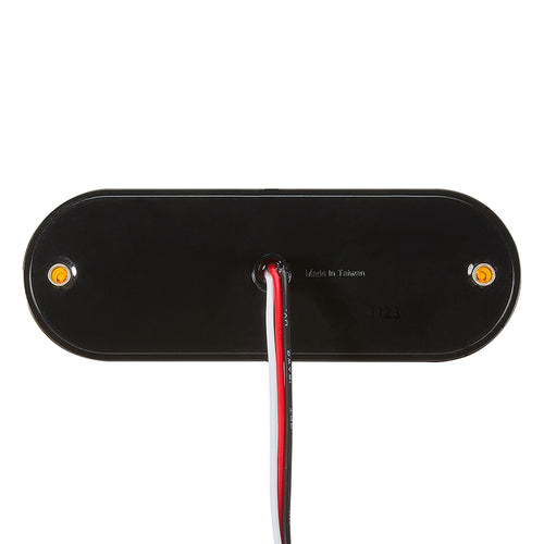 Low Profile Thin Oval Amber Surface Mount Park Rear Turn