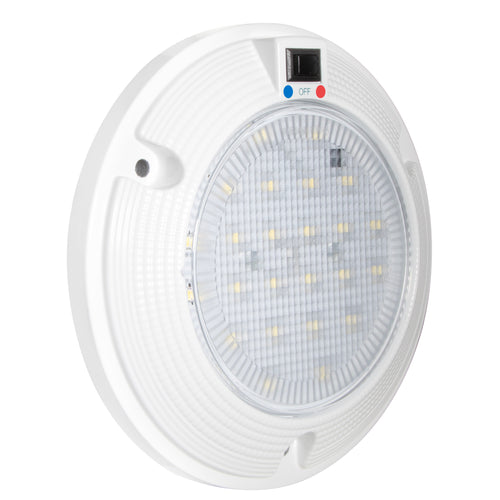 6" Red/White LED Dome Light - 3 Position Switch
